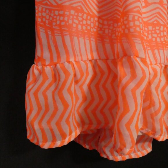 CHILDREN'S PLACE | small (5/6) | Fully Lined Orange Sleeveless Summer Dress - Picture 8 of 16